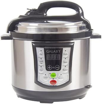 Мультиварка-скороварка GALAXY GL 2651,   серебристый/черный